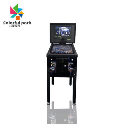 19 인치 LCD 동전에 의하여 운영하는 아케이드 기계 다 게임 가상 핀볼 기계