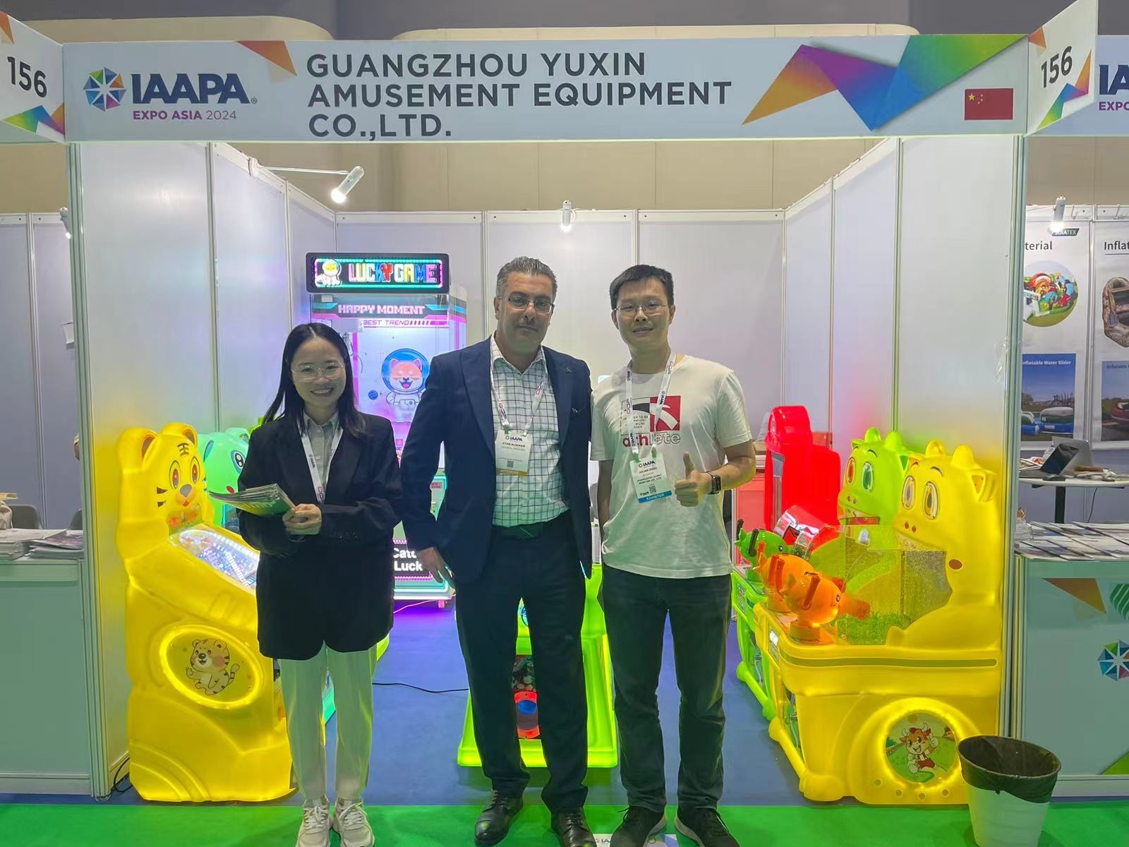 최신 회사 사례 유킨 엔터테인먼트 회사 (Yuxin Amusement Co., Ltd.) 의 태국 전시회는 큰 성공을 거두었고, 충성스러운 팬과 수출 주문을 얻었습니다.