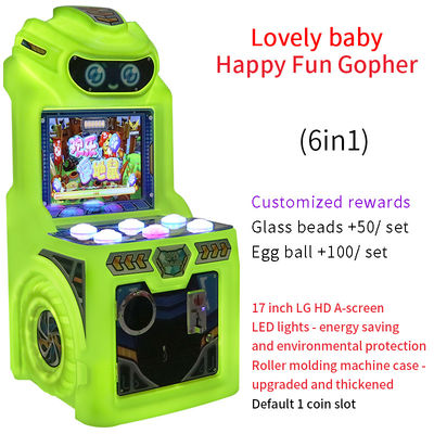 Happy And Interesting Gohper Pat Coin-operated Arcade Game Machine For Children
