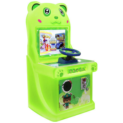 A Cute Cartoon Bear Coin-operated Double-player Racing Game Machine