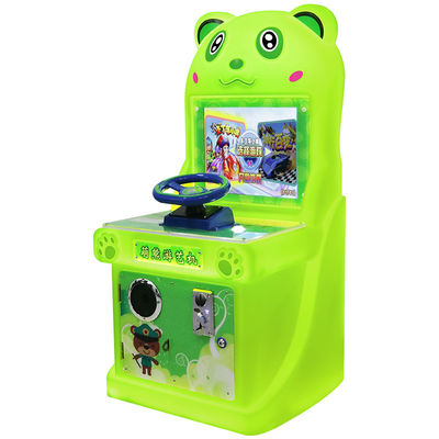 A Cute Cartoon Bear Coin-operated Double-player Racing Game Machine