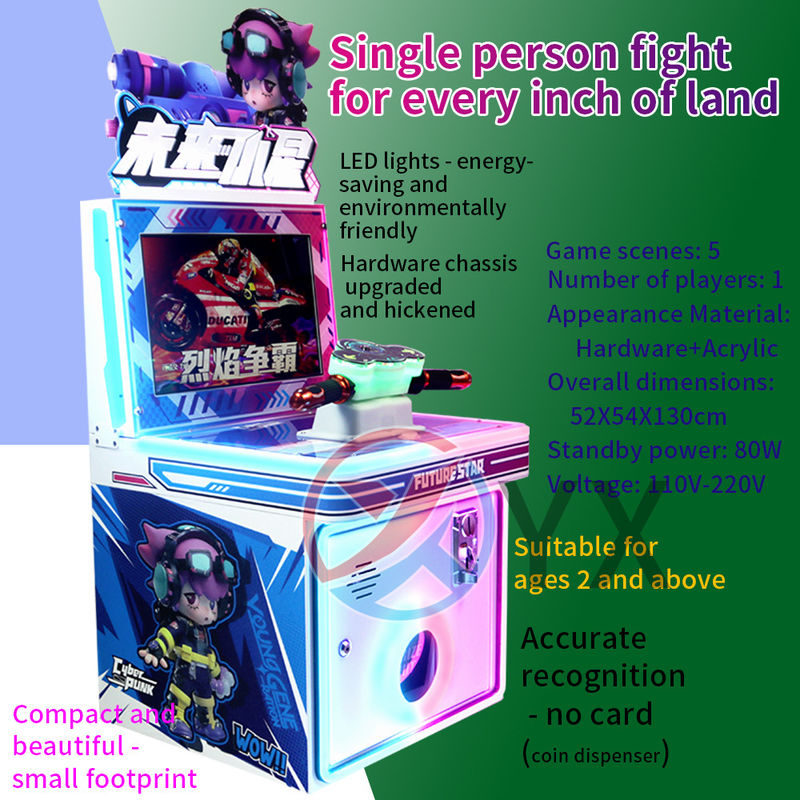 Video Coin-operated Game Machine Player Flame Duel Motorcycle Simulation Game Machine