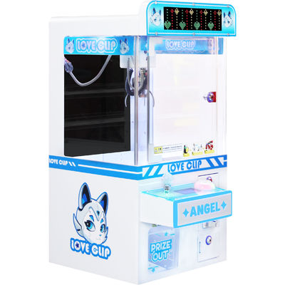 LED 미니 클로 머신 봉제 인형 크레인 블루 하드웨어 클로 머신